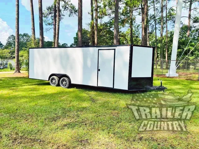 2026 8.5 x 24 Enclosed Car / Toy Hauler Cargo Trlr w/ Custom Blackout Package