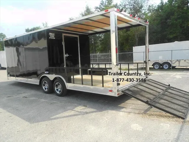 2026 Brand New Model 8.5x24 Tandem Axle, Custom Enclosed Hybrid Utility-Cargo Trailer