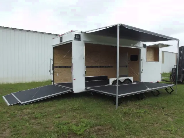 24ft - Bass Fishing Tournament Trailer with Stage