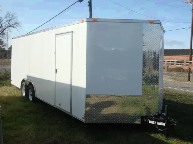 24FT V NOSE RAMP CAR HAULER PACKAGE