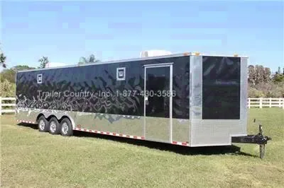 2026 Brand New Heavy Duty Model 8.5 x 32 Triple Axle Car Hauler Cargo Race Trailer
