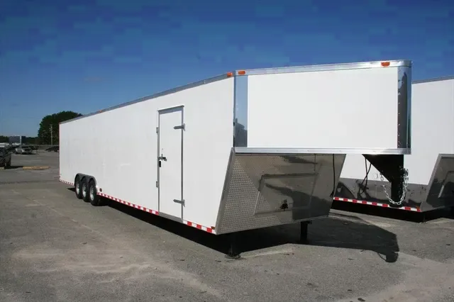 2026 Brand New Elite Series 8.5x40' + 8' RISER Triple Axle, Enclosed Gooseneck Cargo Trailer