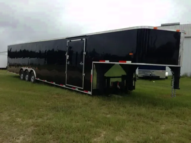 42ft Gooseneck,  7000 Torsion Axles - E-Track