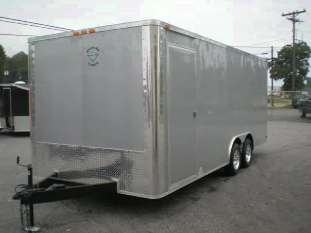 SILVER 20FT T.A. TOY HAULER WITH FLAT FRONT