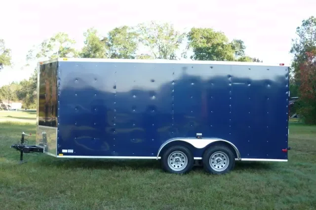 16ft Bumper Pull-Blue Cargo Trailer