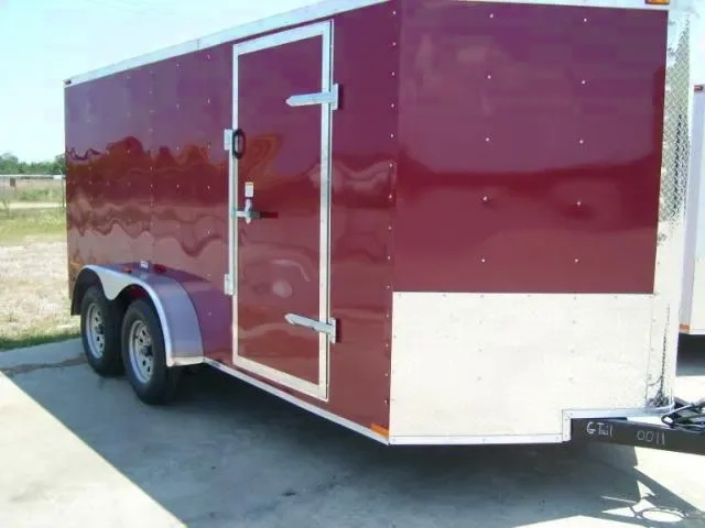 16FT TA V-Nose Cargo Trailer - BRANDYWINE