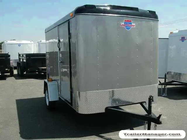 10ft Single Axle CHAMPAGNE With Ramp