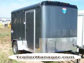 10ft Single Axle SILVER With Ramp-With Spare Tire