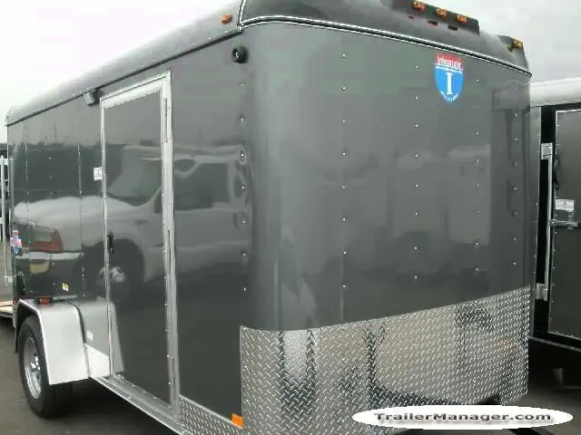 12ft Single Axle SILVER With Ramp-Finished Interior