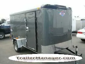 12ft  Single Axle SILVER With Ramp