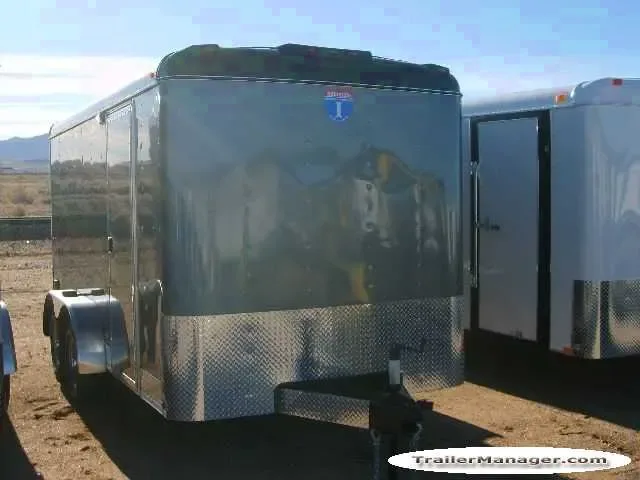 14ft  Tandem Axle SILVER With Ramp