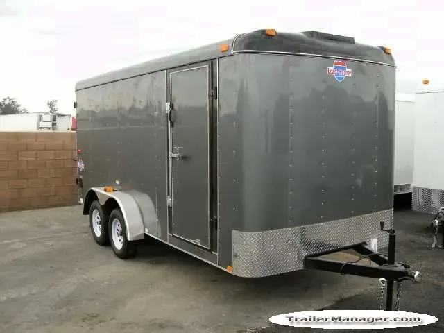 16ft 7K SILVER With Double Door-Spare Tire