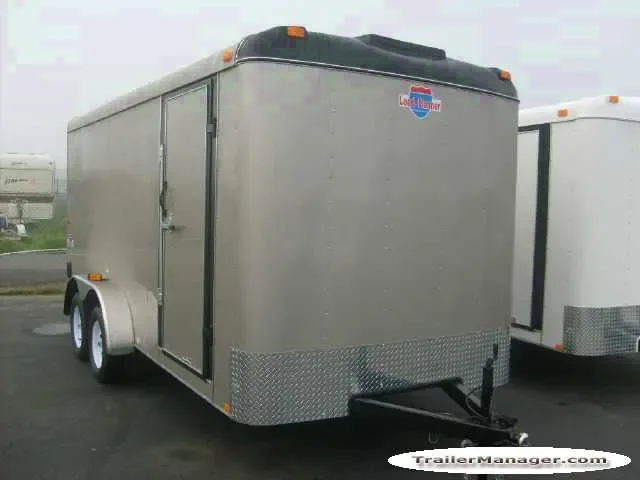 16ft  Cargo Trailer CHAMPAGNE With Ramp-Finished Interior