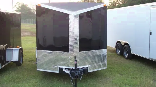 16ft Black Cargo Trailer