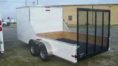 18ft Hybrid Trailer - Part Open Part Enclosed