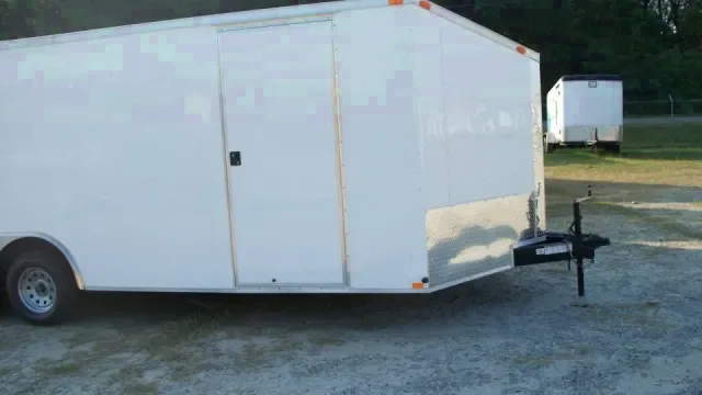 24ft Slant V nose Enclosed Trailer
