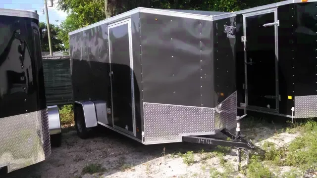 12FT TANDEM AXLE-CHARCOAL WITH 3500LB AXLES