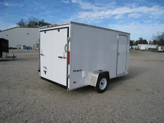 12FT V-NOSE WITH RAMP CARGO TRAILER