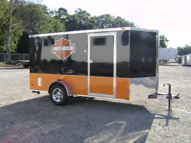 12FT V-NOSE BLACK/ORANGE HARLEY COLORS