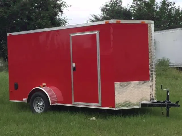 12FT CARGO TRAILER DOUBLE REAR DOORS
