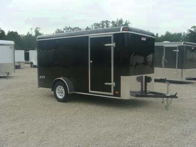 12FT BLACK WITH A FLAT FRONT
