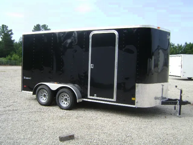14FT ENCLOSED CARGO TRAILER-BLACK