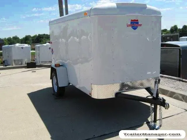 10ft Single 3500lb Axle Cargo Trailer w/Single Rear Door