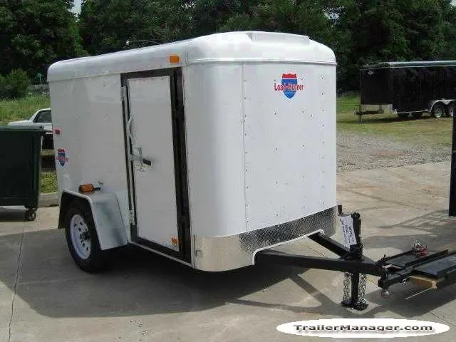 8ft SA Cargo Trailer w/Rear Ramp Door