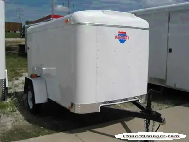 8FT SINGLE REAR DOOR CARGO TRAILER