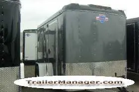 10ft Charcoal Grey Cargo Trailer w/Ramp