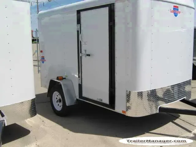 CARGO TRAILER, RAMP DOOR, SIDE DOOR, 10FT