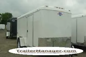 12ft SA Cargo Trailer w/Rear Ramp Door