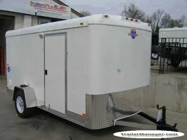 Double Rear Door Cargo Trailer 12ft