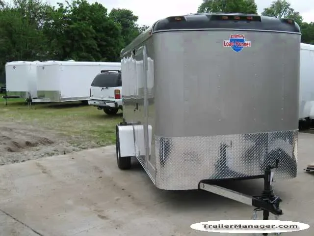 CHAMPAGNE 12FT SA FLAT FRONT CARGO TRAILER