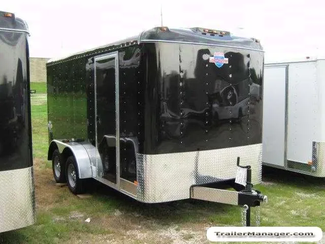 14ft Tandem 3500lb Axle Cargo Trailer