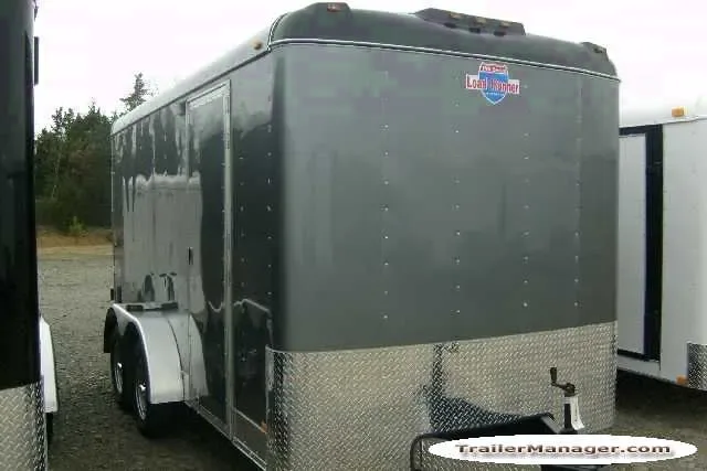 14FT  Tandem Axle SILVER With Double Door