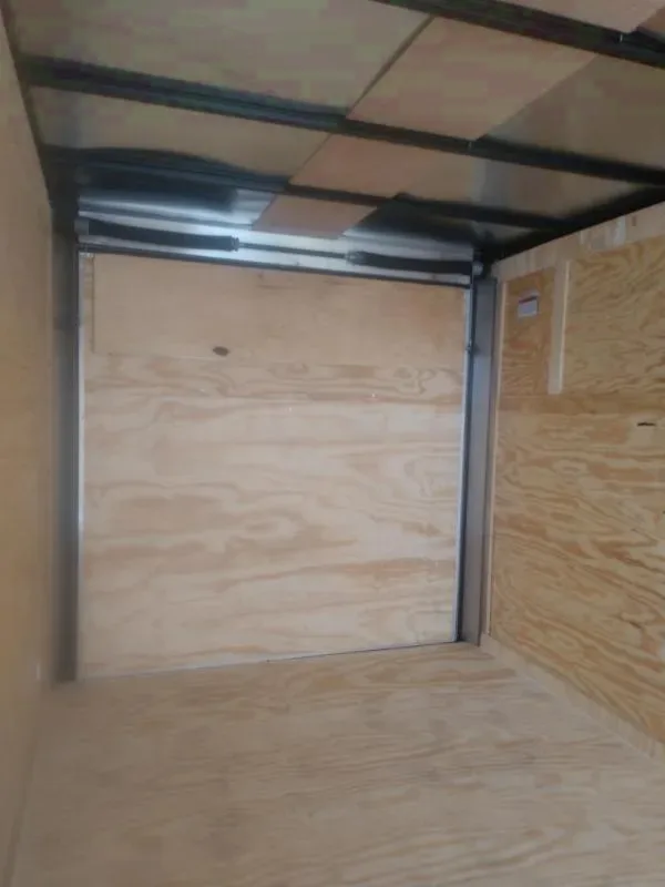 2025 White 7x12 Single Axle Enclosed Cargo Trailer