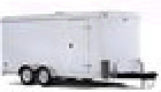 White 12ft Tandem Axle - Ask about many upgrades