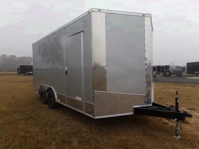 16FT TA CARGO TRAILER W/SIDE DOOR AND RAMP DOOR