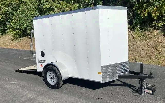 8ft SA White Cargo Trailer