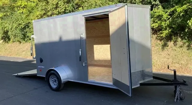 12ft Single 3500lb Axle Cargo Trailer w/Side Door