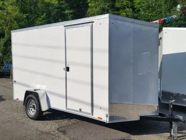 Cargo Trailer 12ft with Ramp Door and V-nose SA