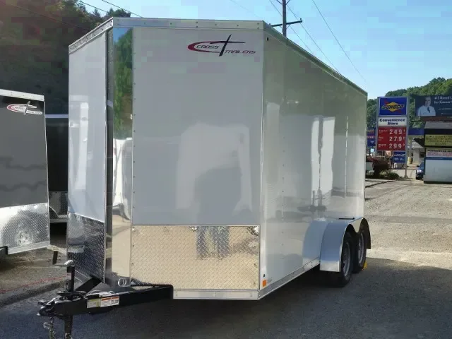 White Trailers 14ft Ramp Door