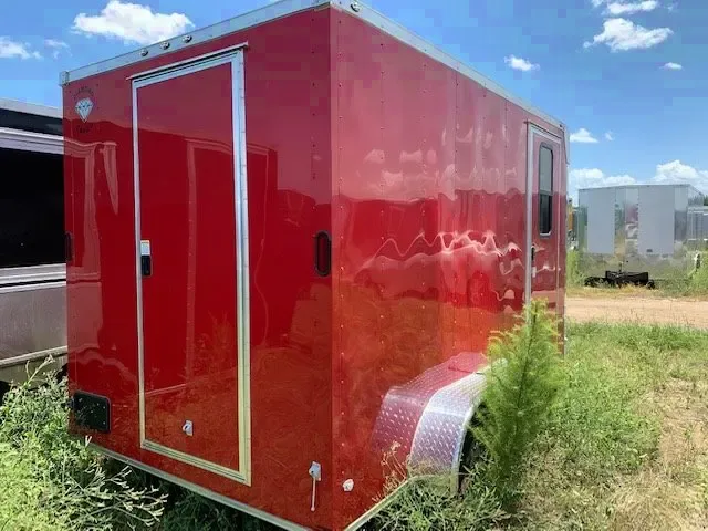 14ft TA Flat Front with Single Door in Rear