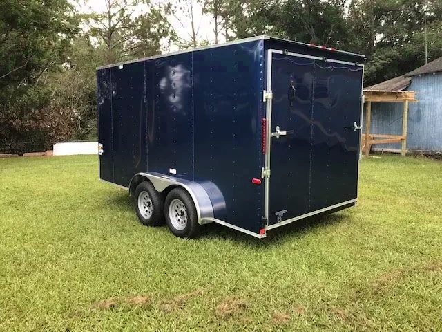 16FTTA BLUE FLAT FRONT-RAMP-RACE READY