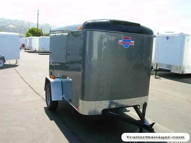 8FT SINGLE 3500LB AXLE CARGO TRAILER