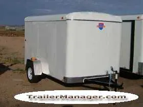 10FT SINGLE 3500LB AXLE CARGO TRAILER