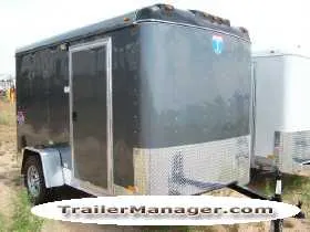 10FT DOUBLE REAR DOOR CARGO TRAILER
