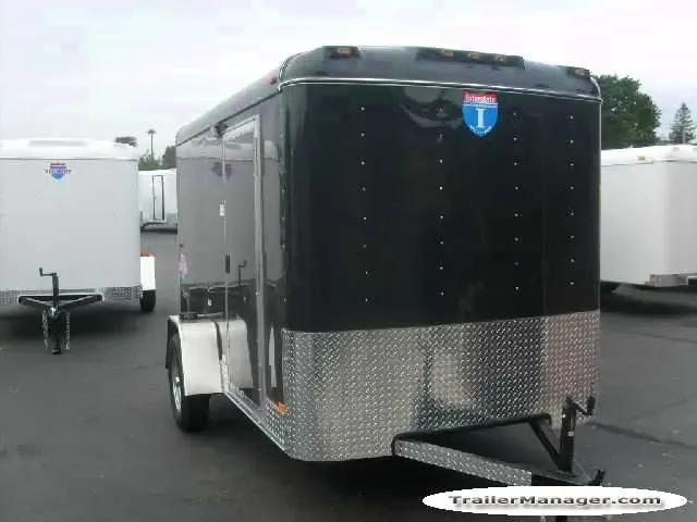BLACK 10FT SA ENCLOSED CARGO TRAILER