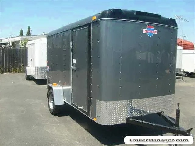 CHARCOAL 12FT SA CARGO TRAILER
